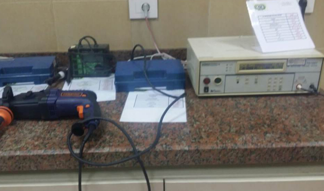 Testing laboratory for hand tools