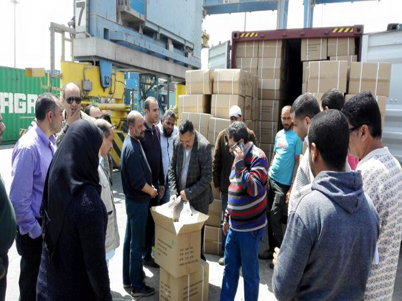 إجراءات فحص الواردات للسلع الصناعية